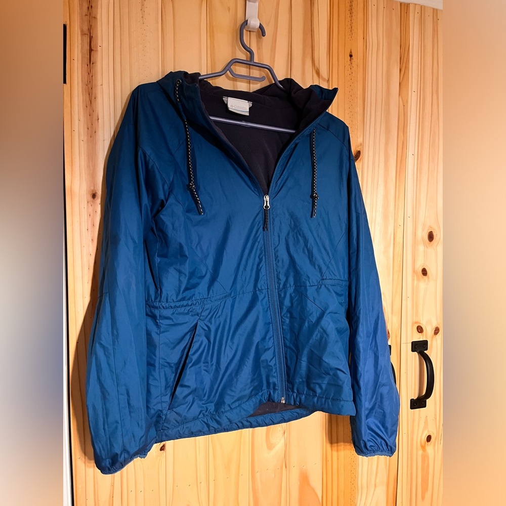 Columbia Blue Rain Jacket